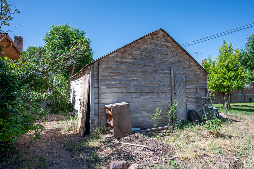 View of outdoor structure