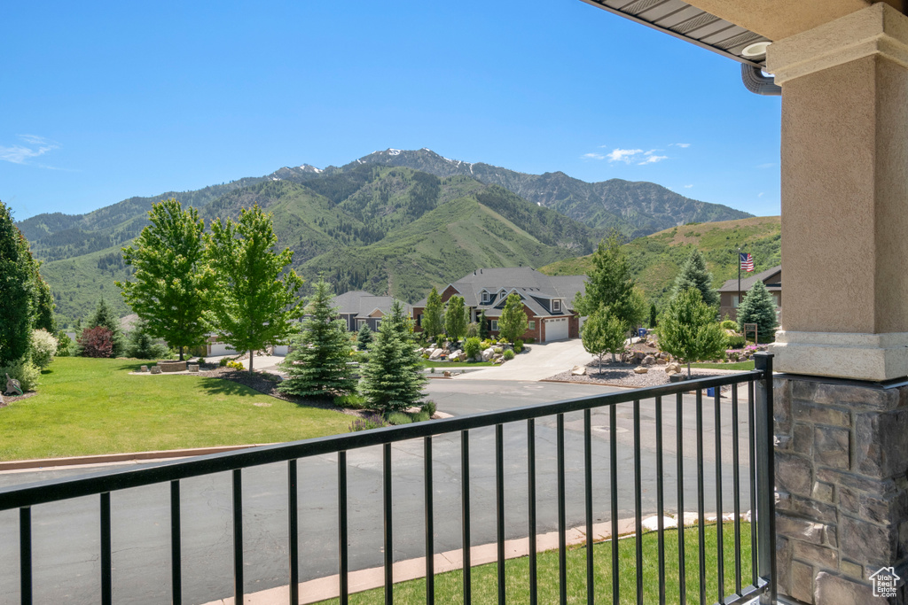 View of mountain backdrop