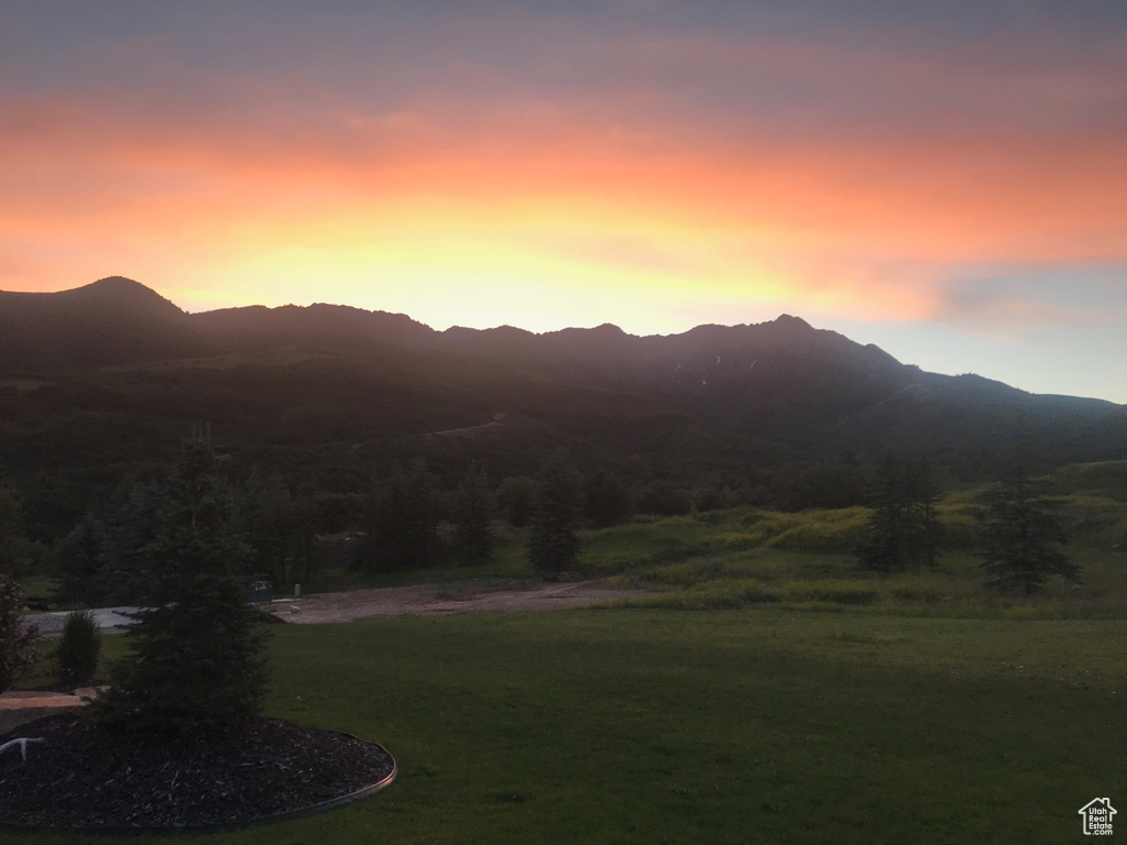 View of mountain backdrop
