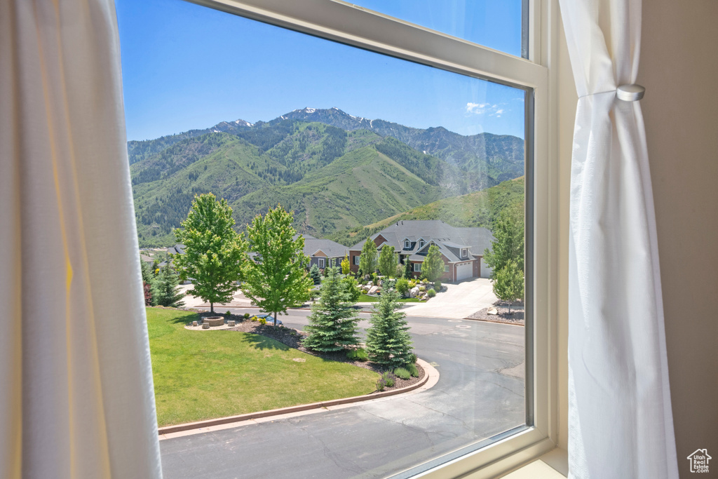 View of mountain backdrop