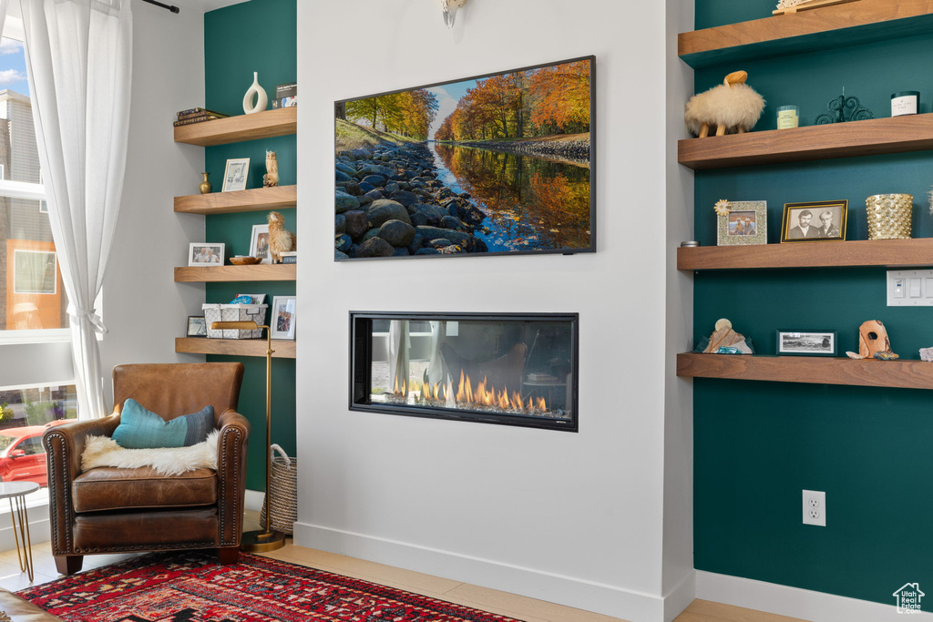 Sitting room featuring plenty of natural light