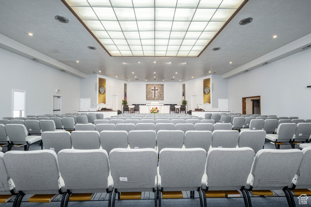 Cinema featuring recessed lighting