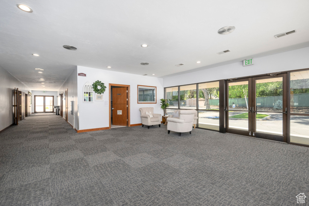 Lobby featuring recessed lighting