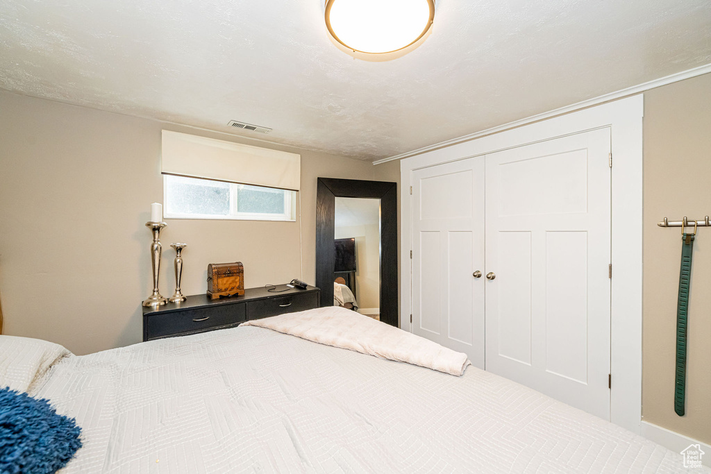 Bedroom with a closet