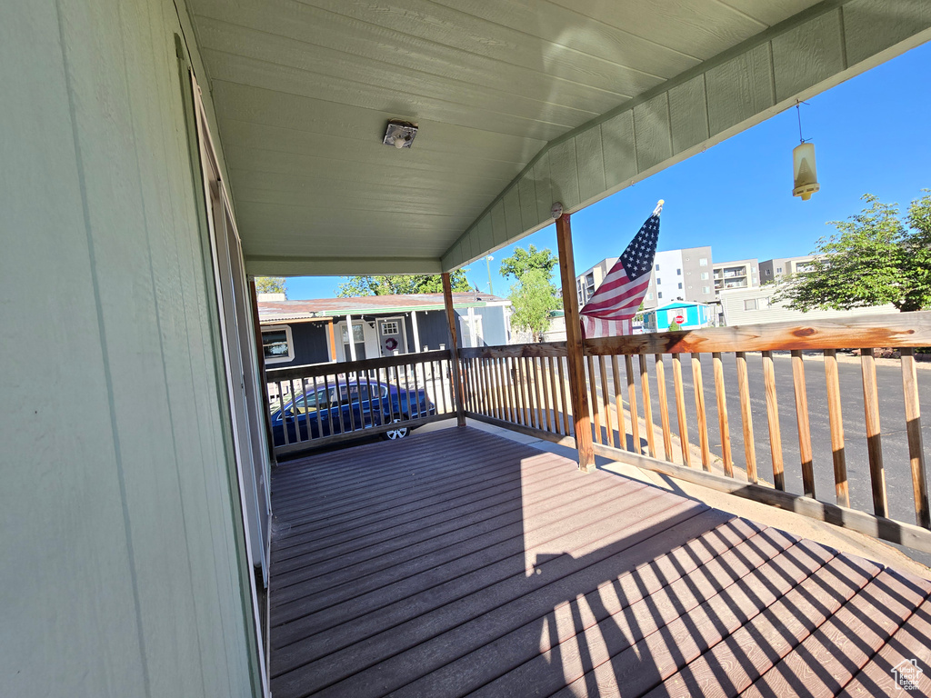 View of deck