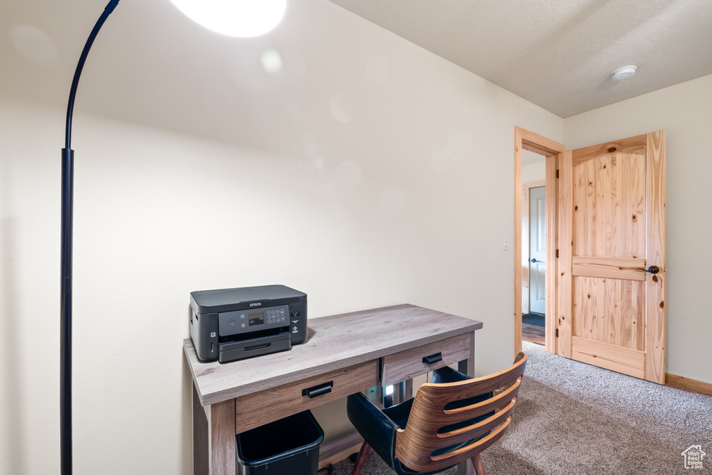 View of carpeted office