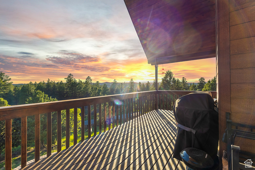 Balcony with grilling area