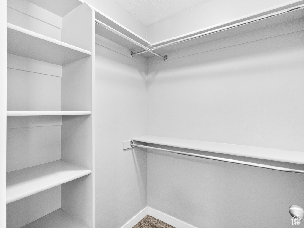 View of spacious closet