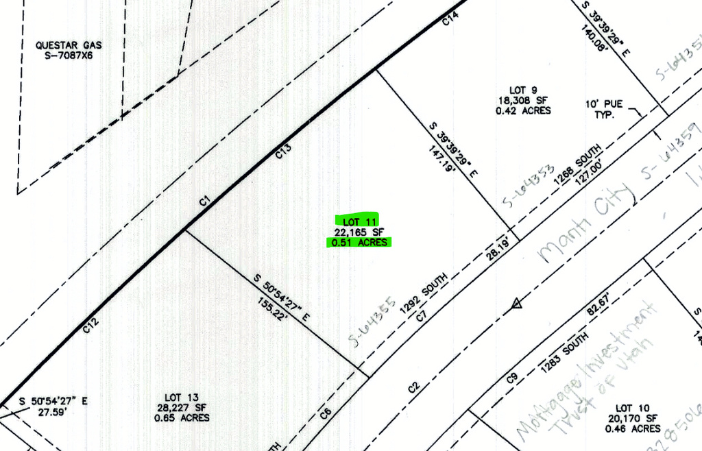 Survey map / technical document