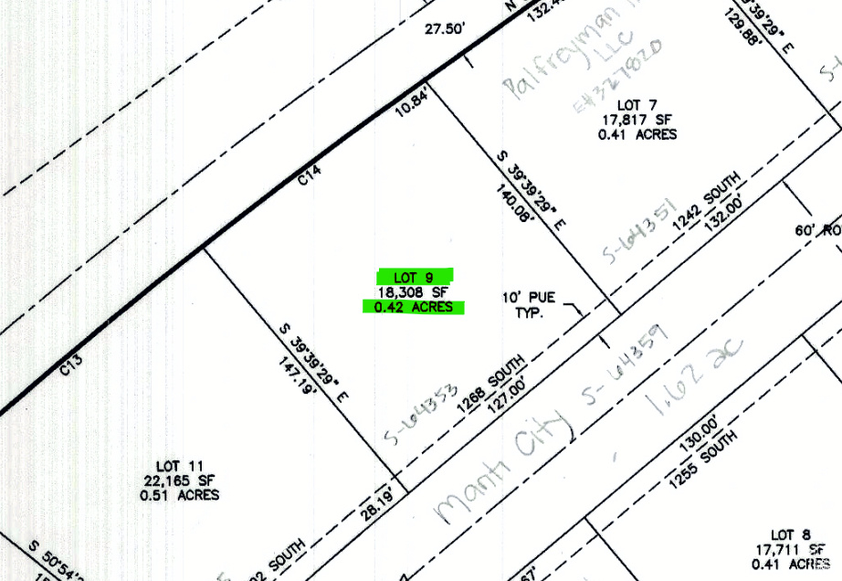 Survey map / technical document