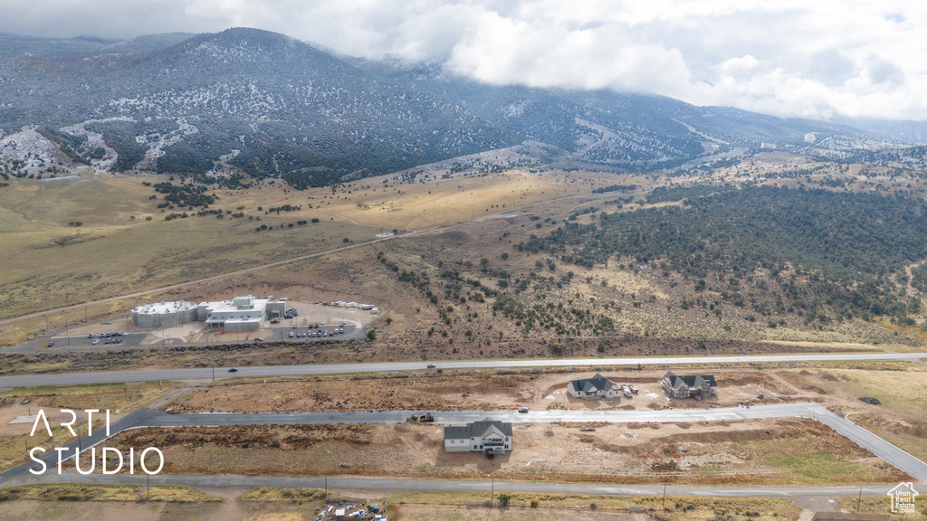 Mountain view featuring rural landscape
