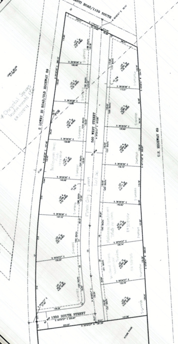 Map of parcels
