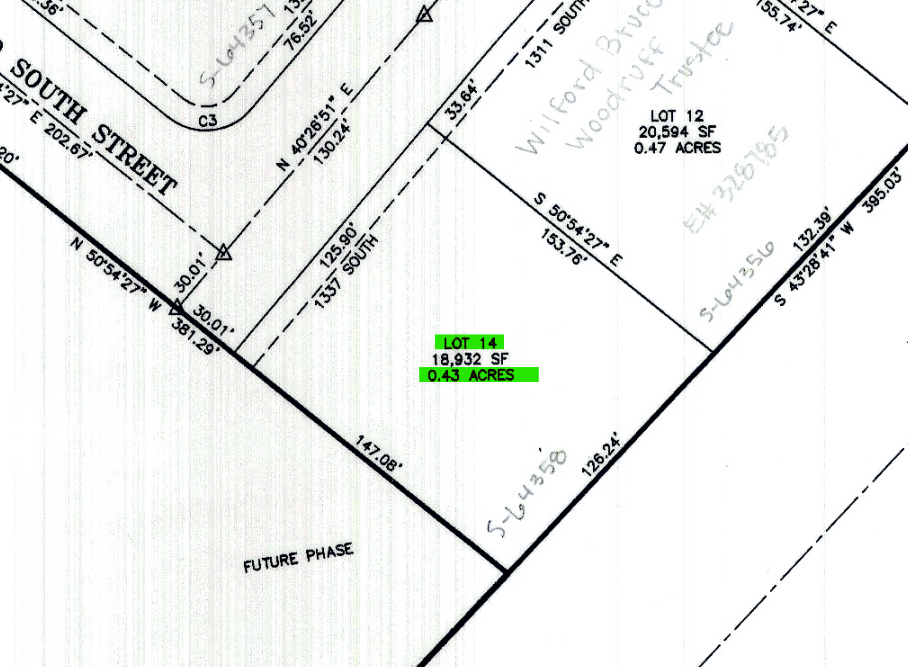 Survey map / technical document