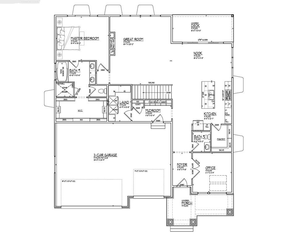 View of floor plan / room layout