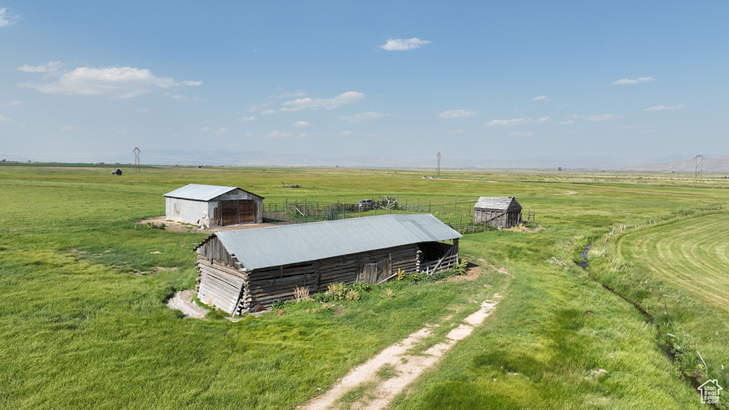 View of rural area featuring a pastoral area
