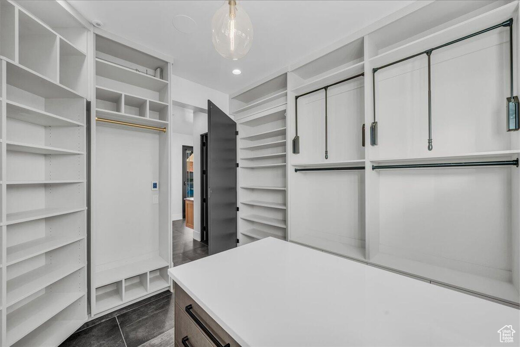 View of spacious closet