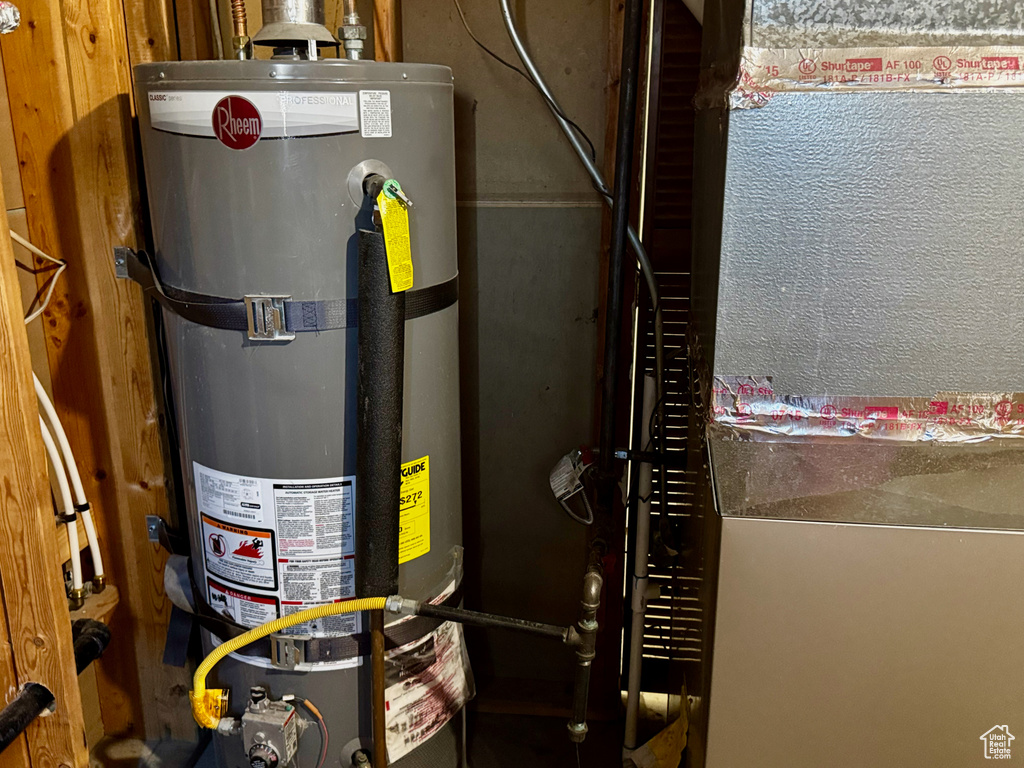 Utilities featuring secured water heater