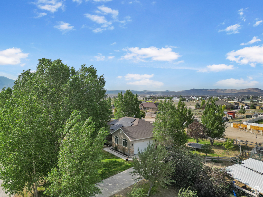 View of mountain background