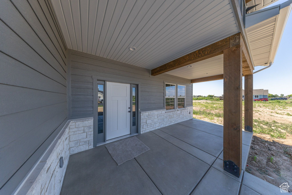 View of patio