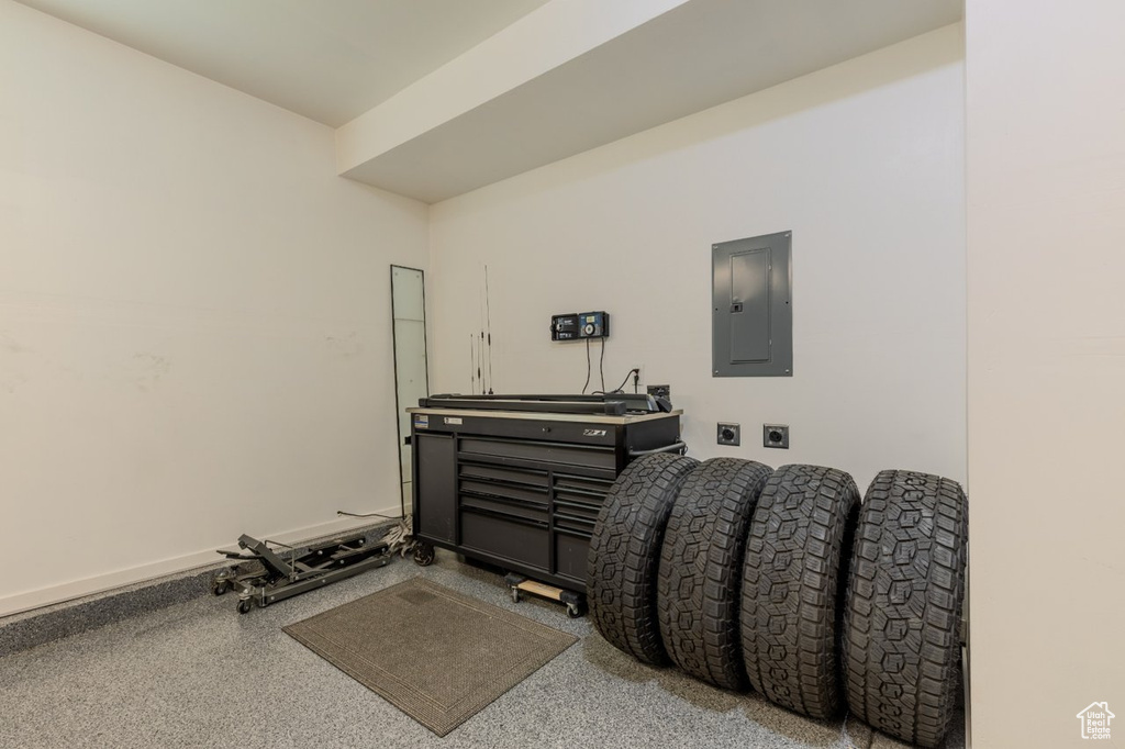 Miscellaneous room featuring electric panel