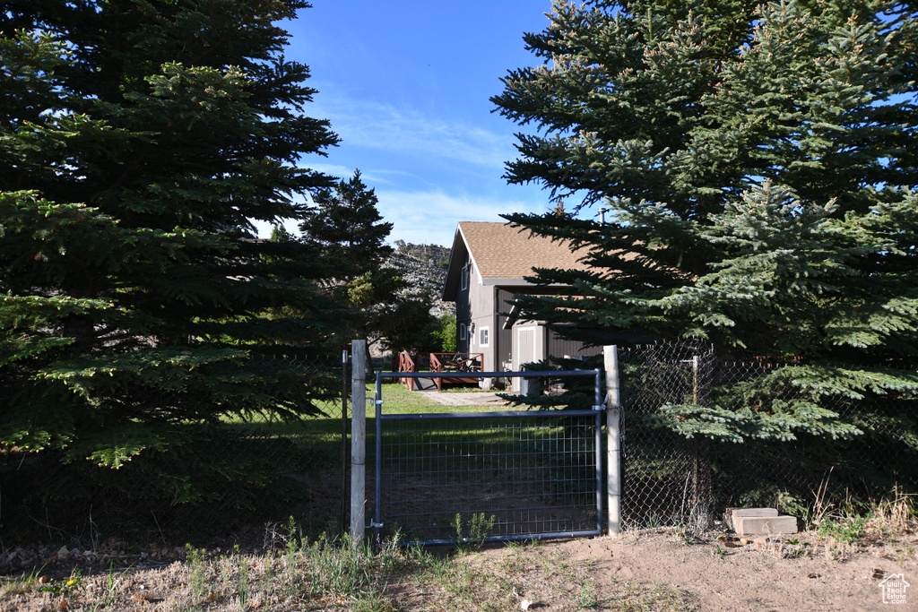 View of gate