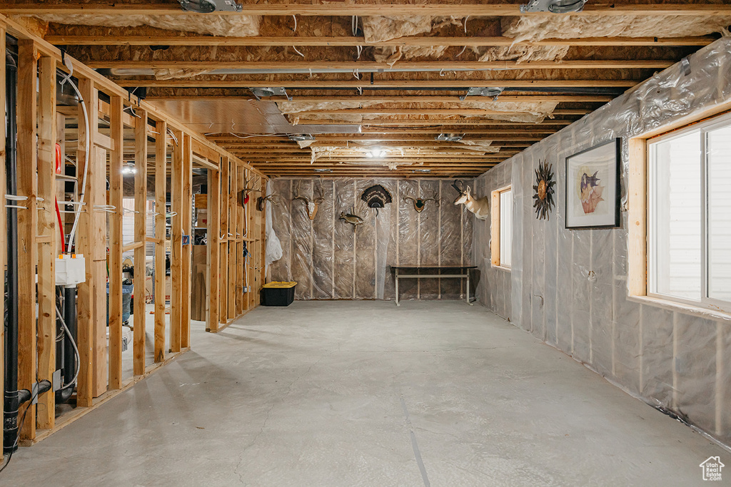 Below grade area with plenty of natural light