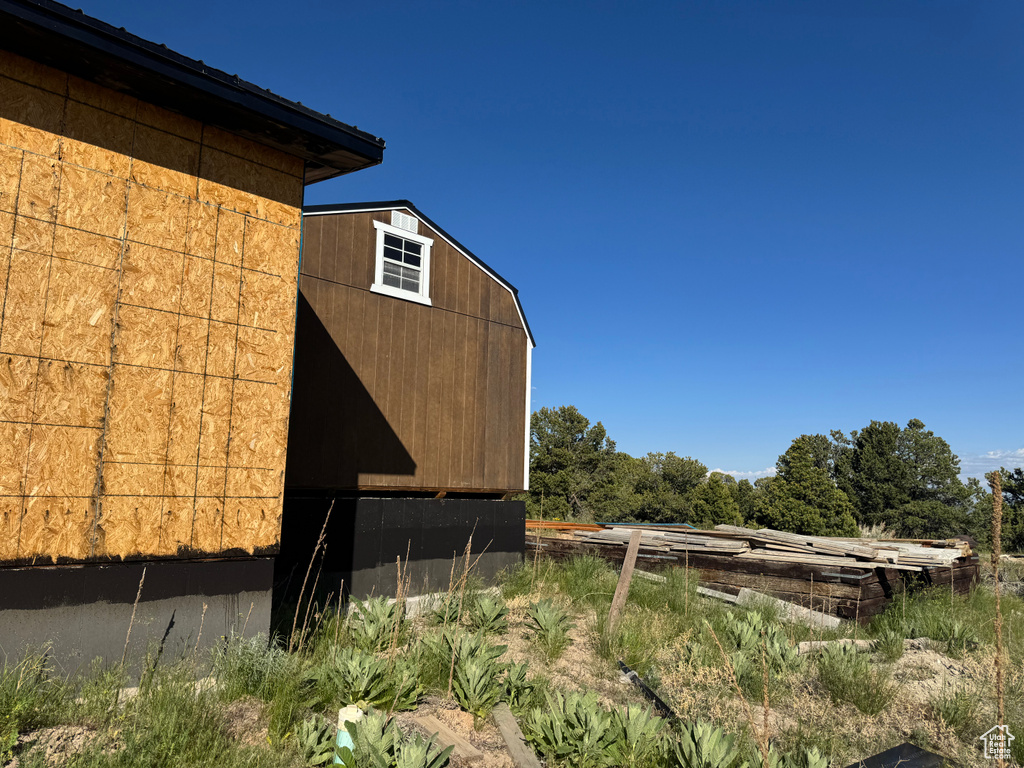View of barn