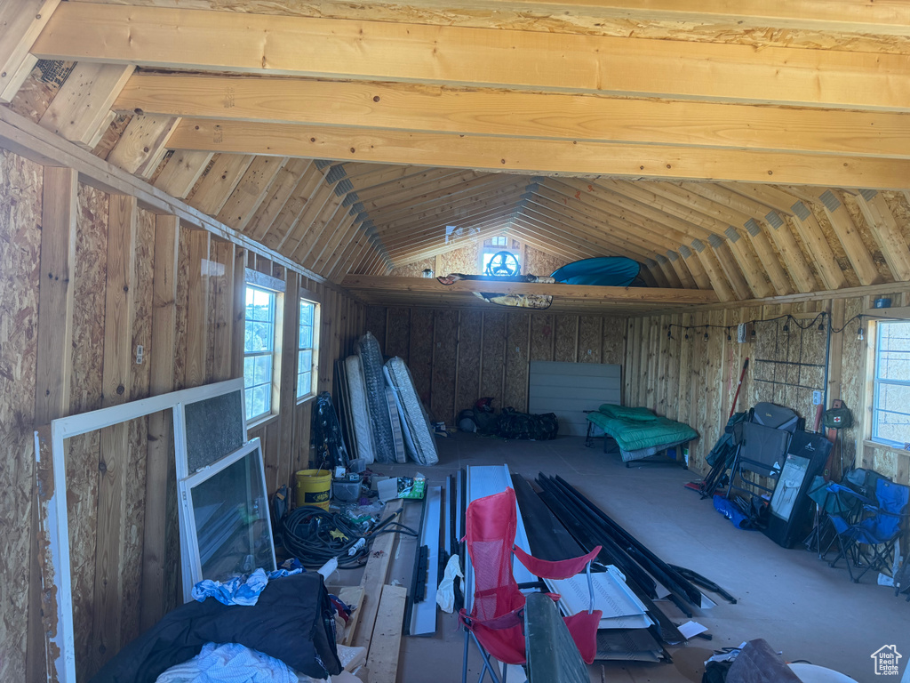 View of storage area