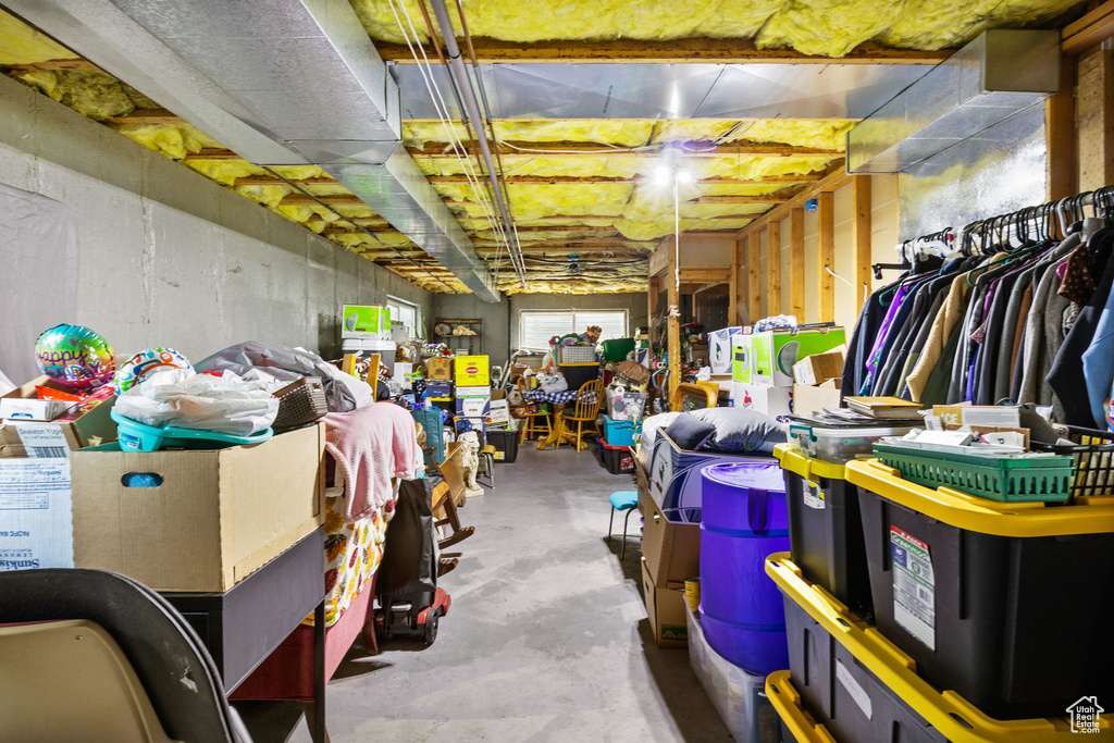 View of basement