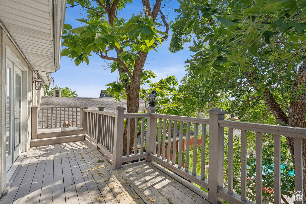 View of deck