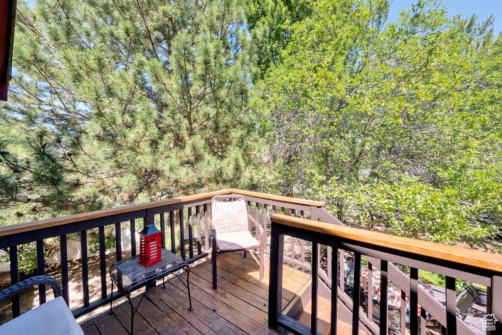 View of deck