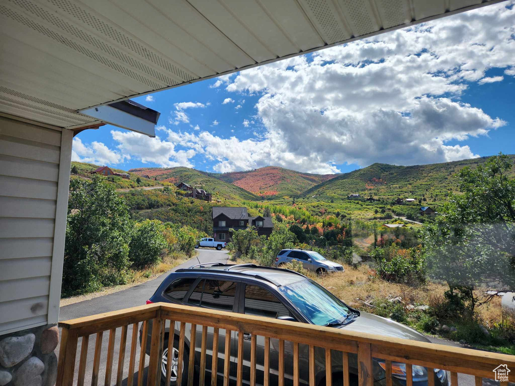 View of mountain backdrop