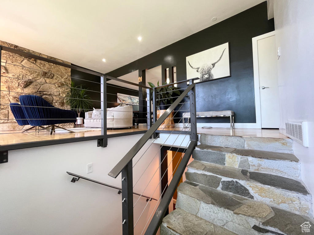 View of stairway