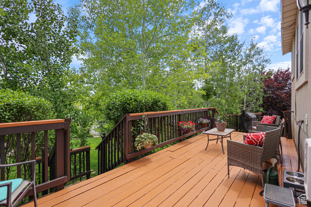 View of deck