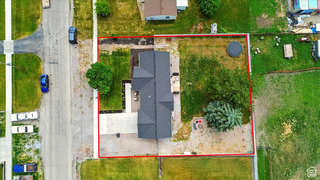 View of property location with property parcel outlined