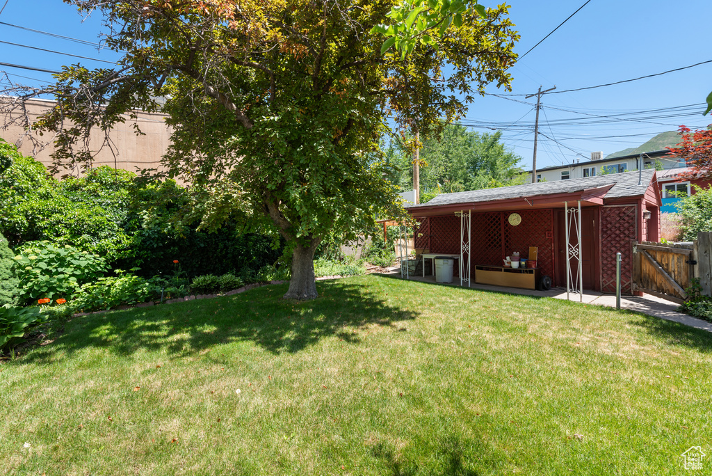 View of yard