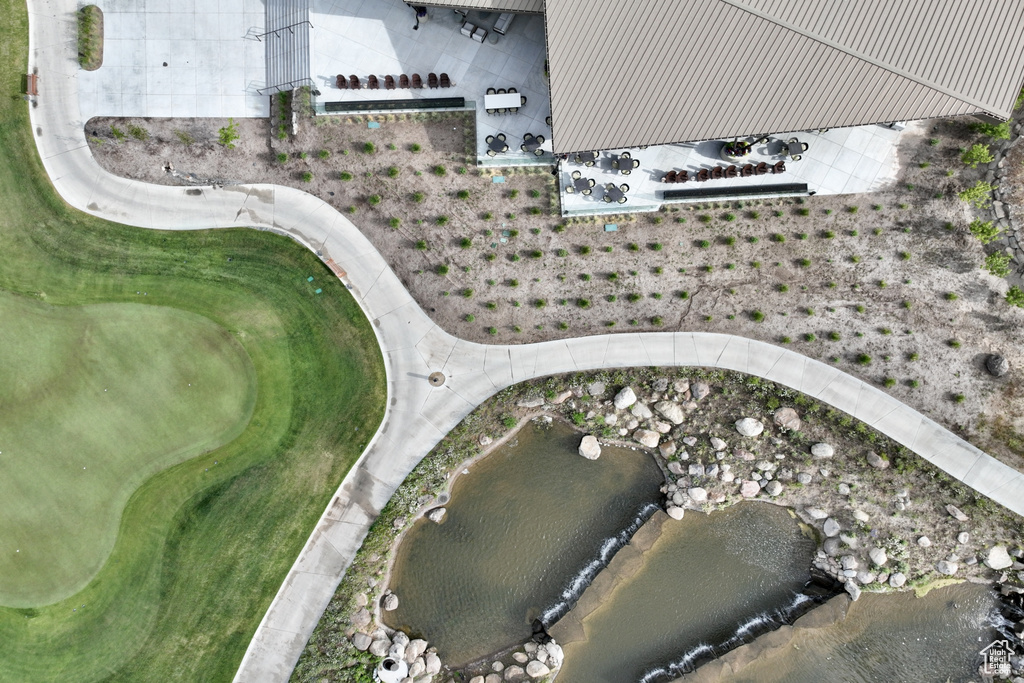 Aerial view of property and surrounding area