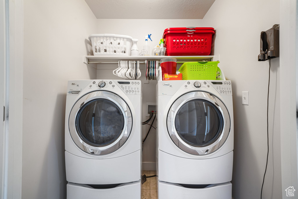 Laundry area with separate washer and dryer