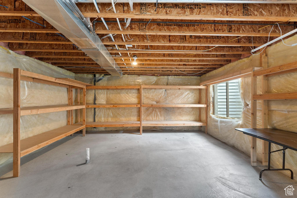 View of storage room