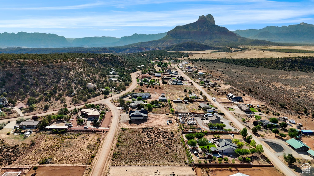 Drone / aerial view of mountains
