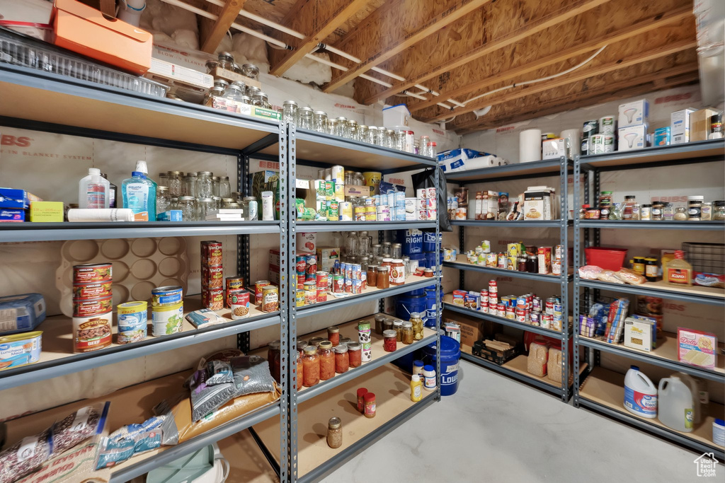 View of storage room