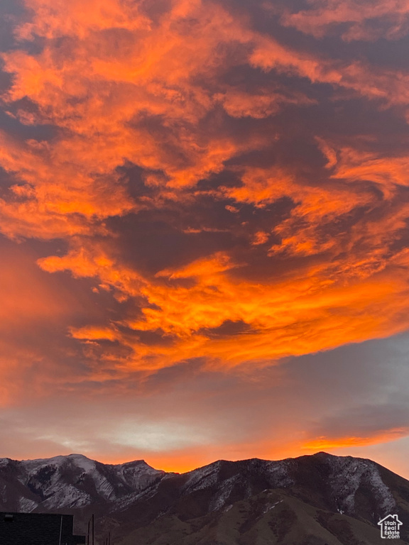 View of mountain background