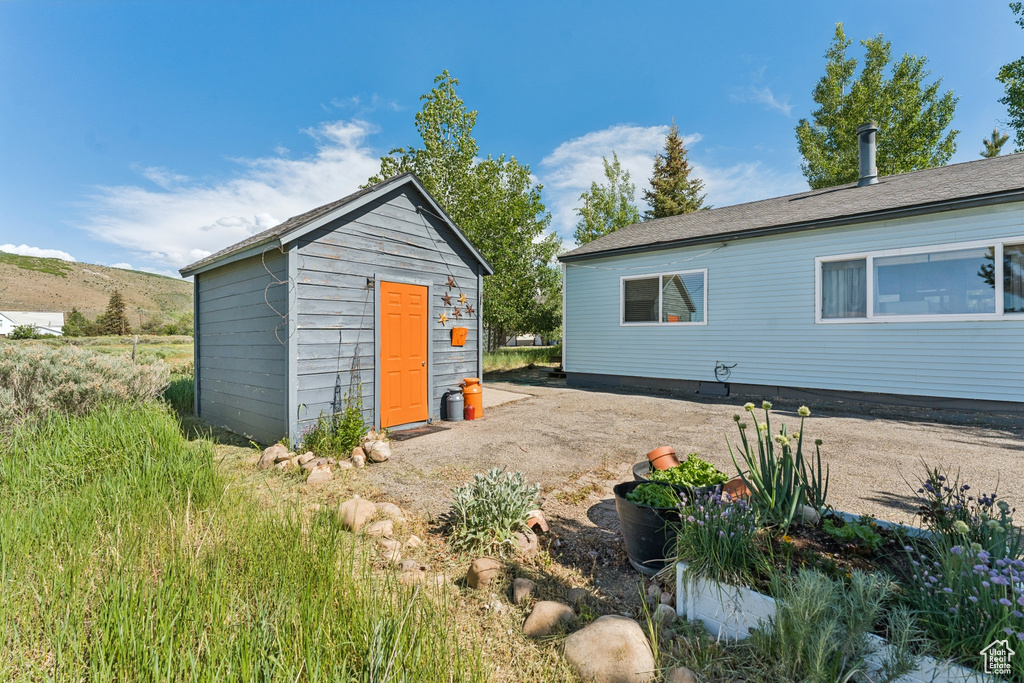 View of shed