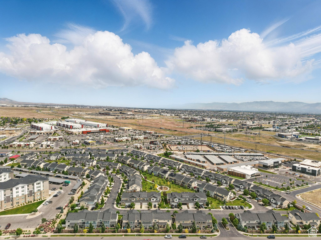 Bird's eye view of mountains