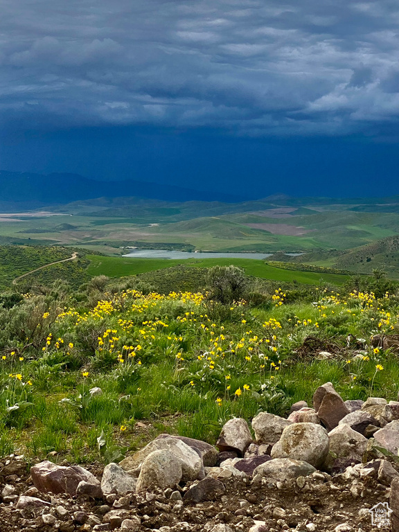 View of mountain background