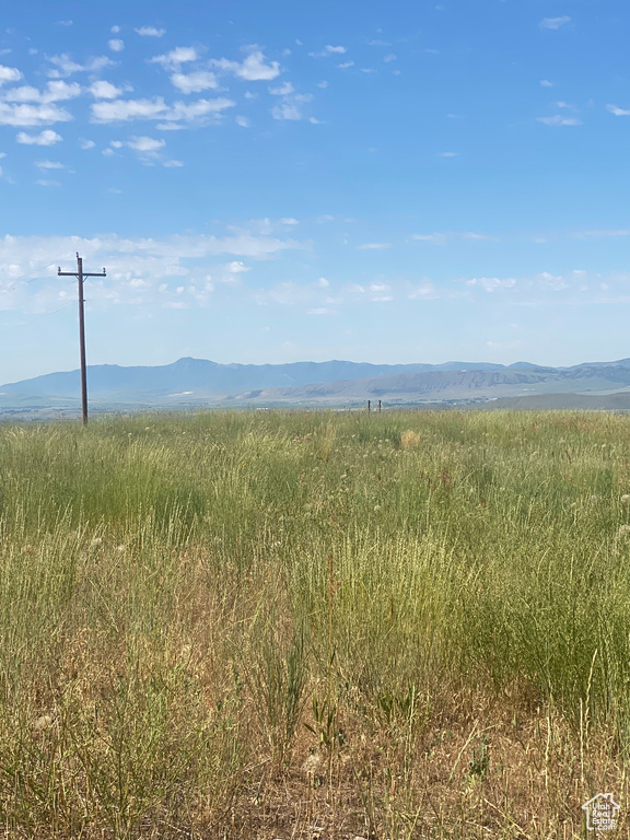 View of mountain backdrop