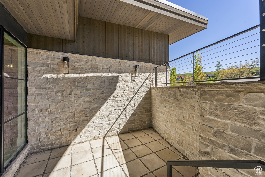 View of patio