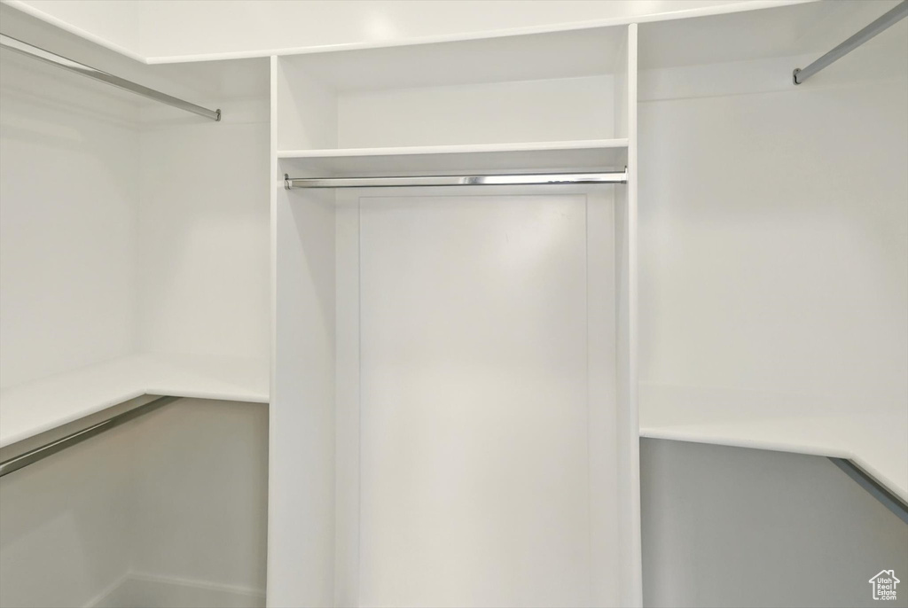 View of spacious closet