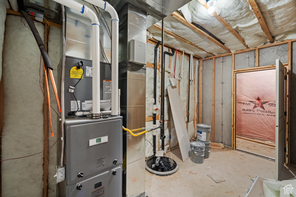 View of utility room