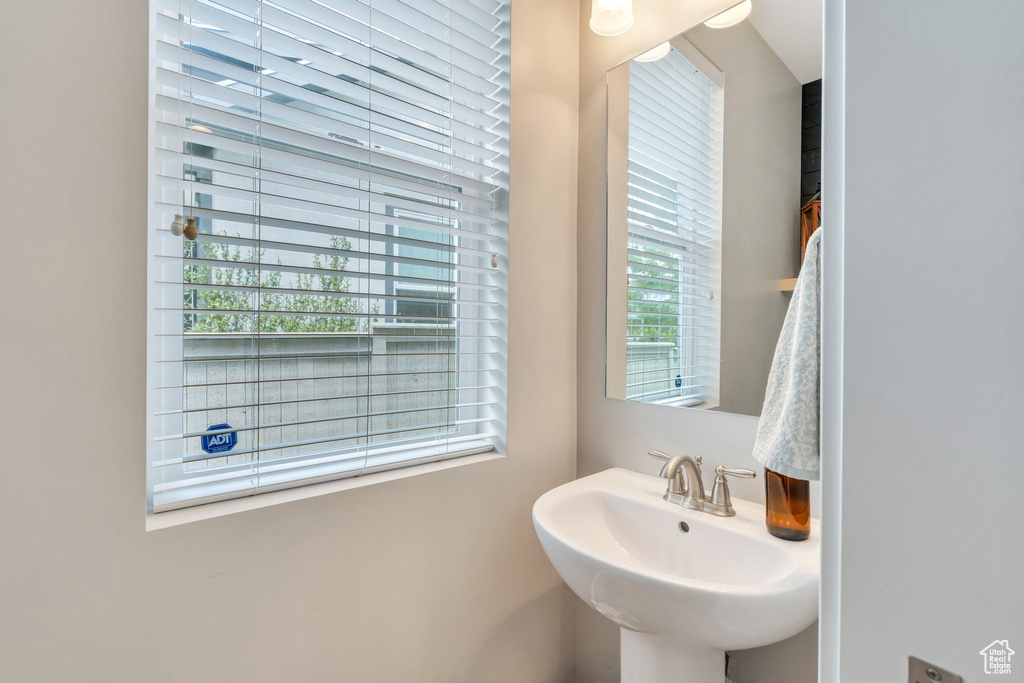 Bathroom featuring a sink